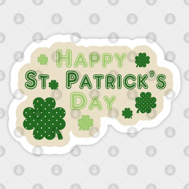 Happy St. Patrick's Day. Sticker by PeppermintClover